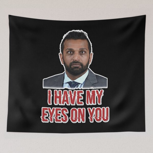 Item preview, Kash Patel Creepy Eyes Tee – I Have My Eyes On You! designed and sold by DyfunctionalTee.