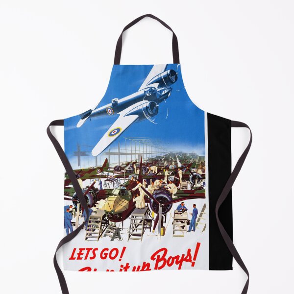 Item preview, Vintage WWII Propaganda Poster | RAF Aviation Art | Inspiring British Aircraft Industry | Historical War Effort | Motivational Print designed and sold by artofuniverse.
