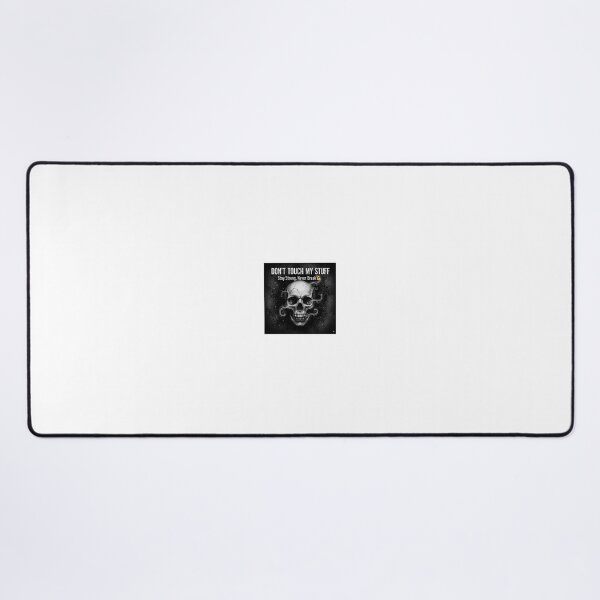 Item preview, Dark Skull Warning Poster | Don’t Touch My Stuff designed and sold by NoviraAura12.