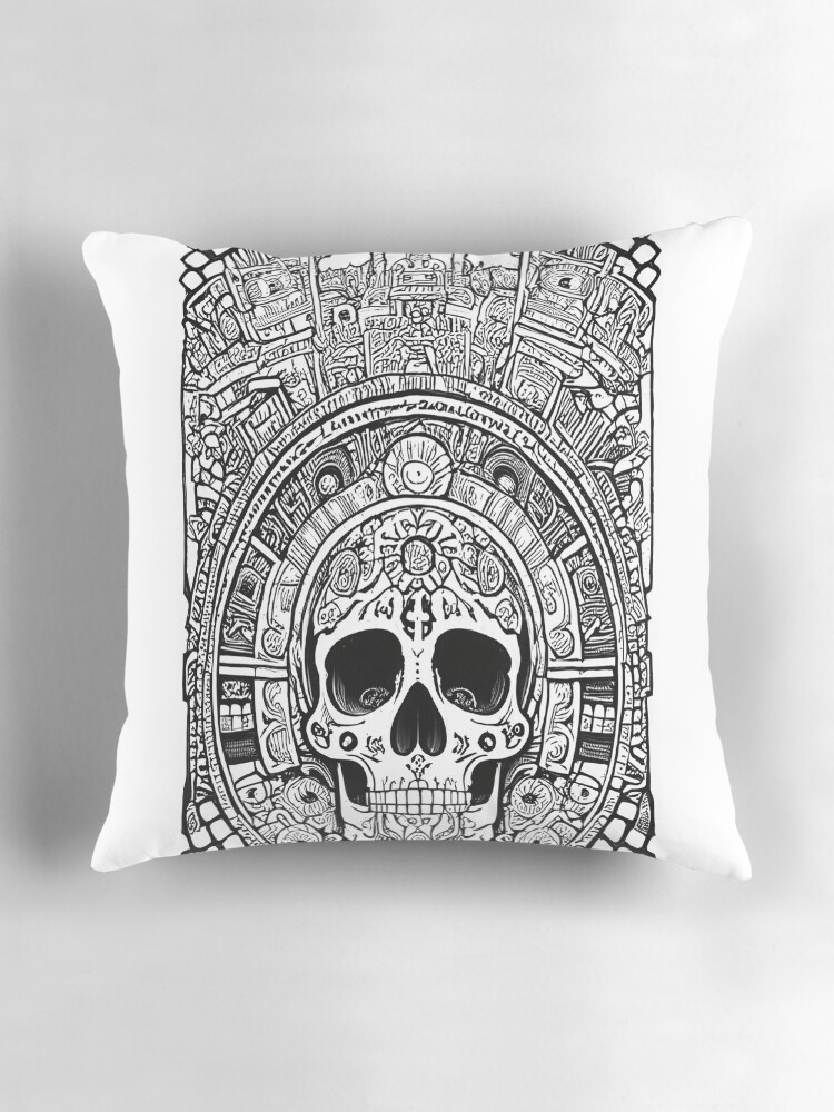 Thumbnail 3 of 4, Pillow, AZTEC designed and sold by Ragnarlonewolf.