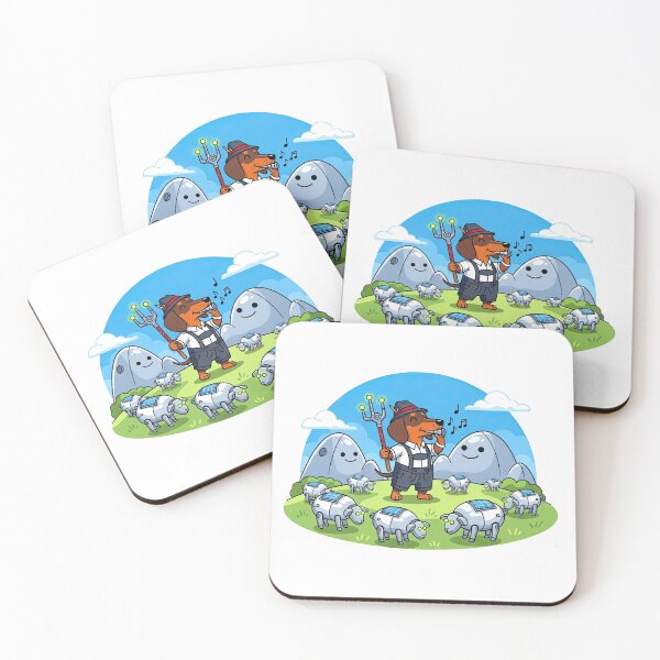 Item preview, Cyber Shepherd Dachshund – Herding Robo-Sheep in Style designed and sold by CARPIO Creations.
