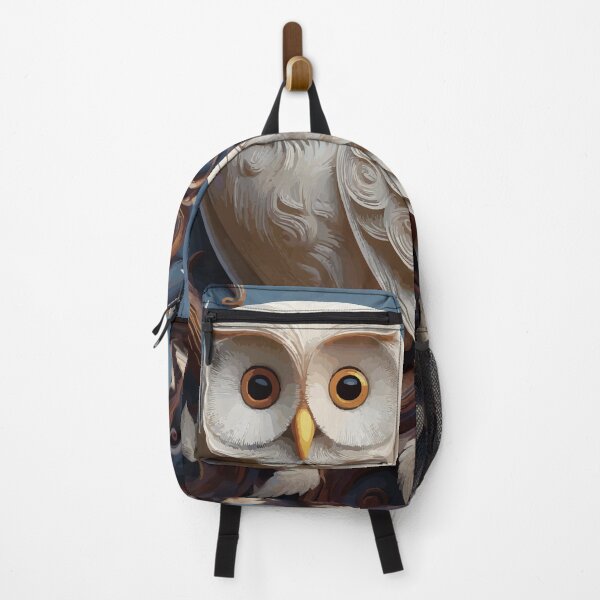 Item preview, William Morris Owl on Tree Branch designed and sold by Vicky Brago-Mitchell®.