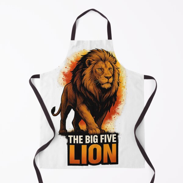 Item preview, The Big Five Lion Safari Art – VLF Design designed and sold by VitalLifeForce.