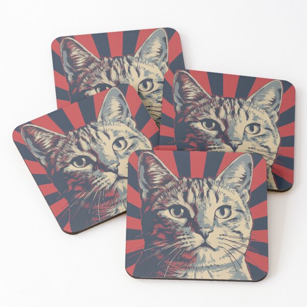 Item preview, Vintage Style Protest Cat "Meow, We Can" designed and sold by Cipher & Soul.