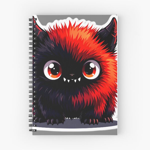 Item preview, Copy of Little furry monster with res and black fur. designed and sold by Payne's Prints.