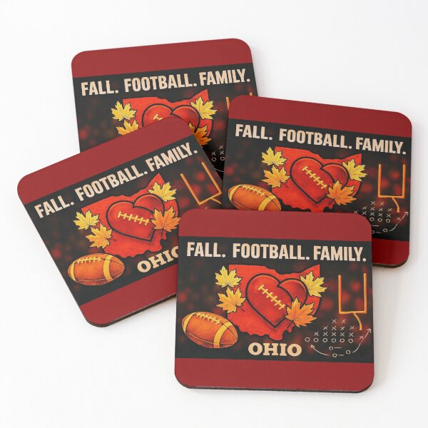 Item preview, Fall. Football. Family. Ohio. designed and sold by Blaze & Trail Creative.