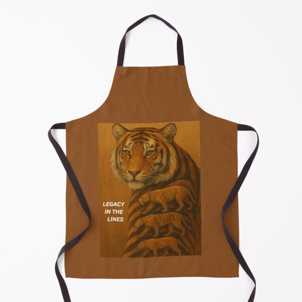 Item preview, Lines of Legacy – Geometric Tiger with Cubs designed and sold by GeoWild Designs.