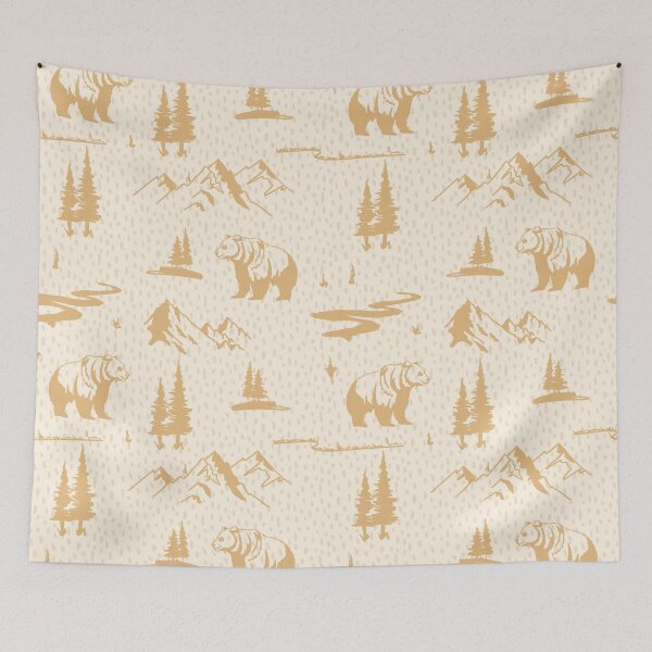 Item preview, Wild Bear in Mountain Region Pattern designed and sold by Farissa Designs.