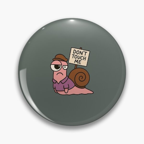 Item preview, The introverted snail with his sign designed and sold by Vie miraculeuse.