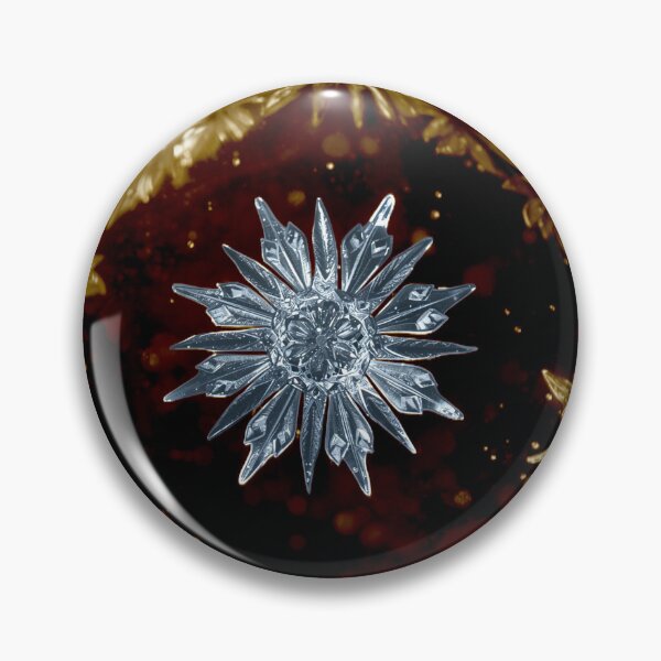 Item preview, Golden crystal flower/elegant glass ornament /shining floralstar /anatolian glass art glass art designed and sold by Raindreamart.