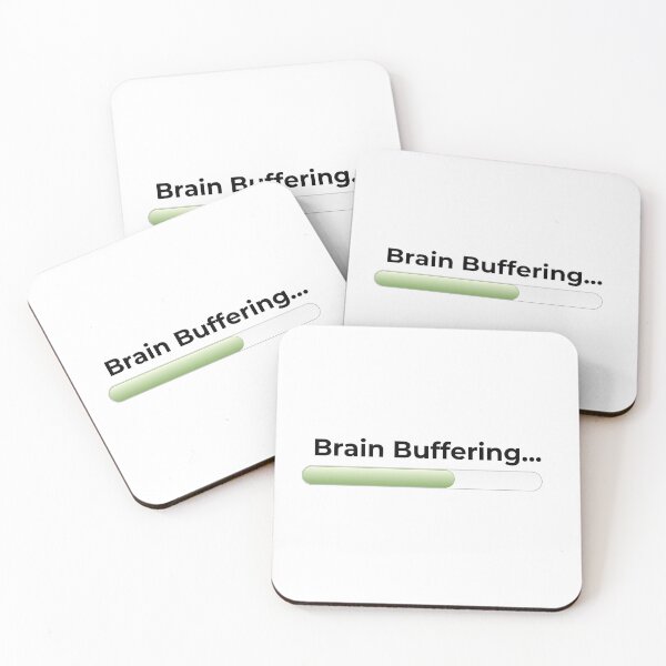 Item preview, “Brain Buffering…” designed and sold by mypurple-place.