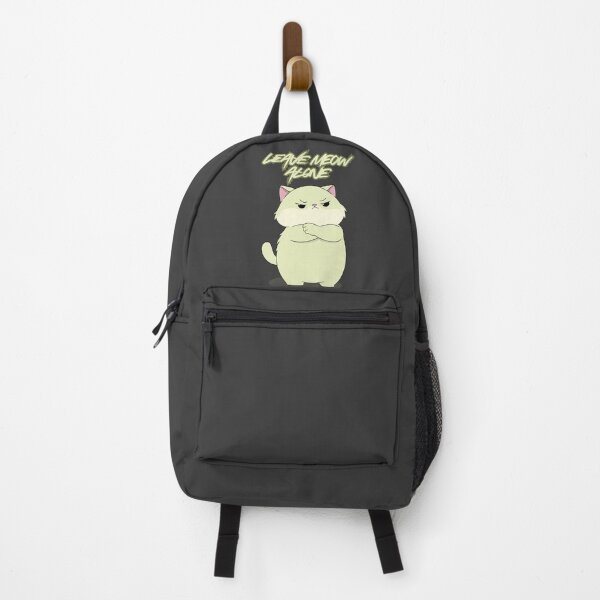 Item preview, Leave Meow Alone – Funny Grumpy Angry Cat Sticker designed and sold by Moon's Arts.