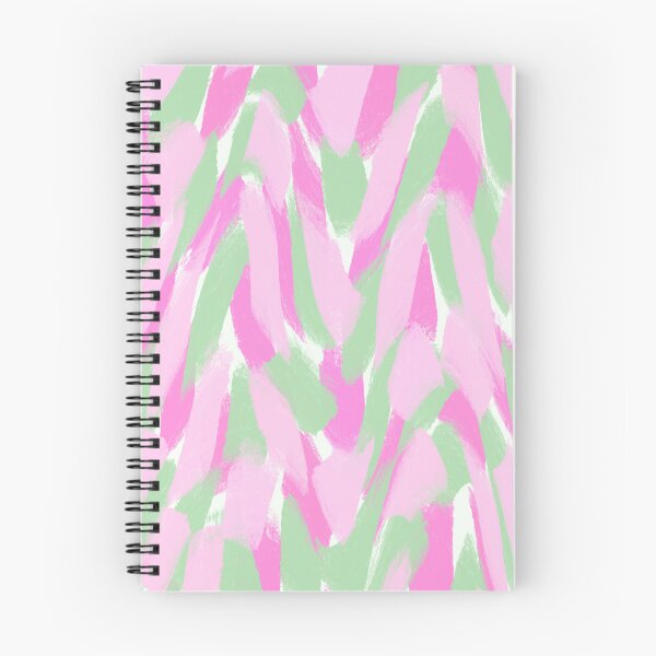 Item preview, Abstract, Pink and Green, Feathered Paint Brush Effect designed and sold by OneThreeSix.