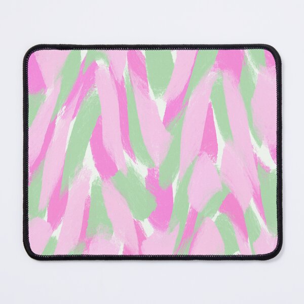 Item preview, Abstract, Pink and Green, Feathered Paint Brush Effect designed and sold by OneThreeSix.