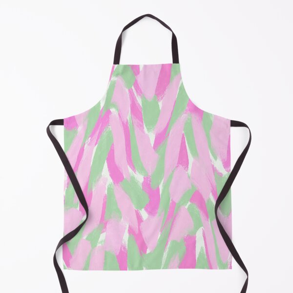 Artikelvorschau, Abstrakt, rosa und grün, gefiederter Pinseleffekt entworfen und verkauft von OneThreeSix.