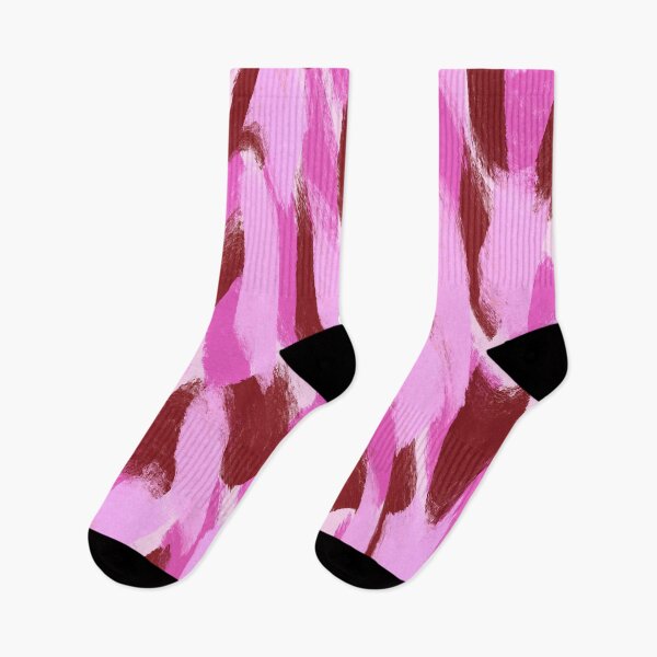 Item preview, Abstract, Pink and Dark Red, Feathered Paint Brush Effect designed and sold by OneThreeSix.