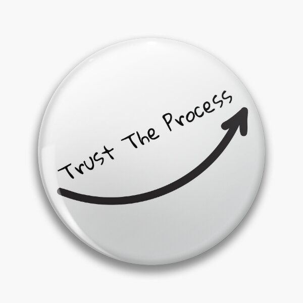 Item preview, Trust The Process – Motivational Fitness Mindset Quote designed and sold by J0b4t.