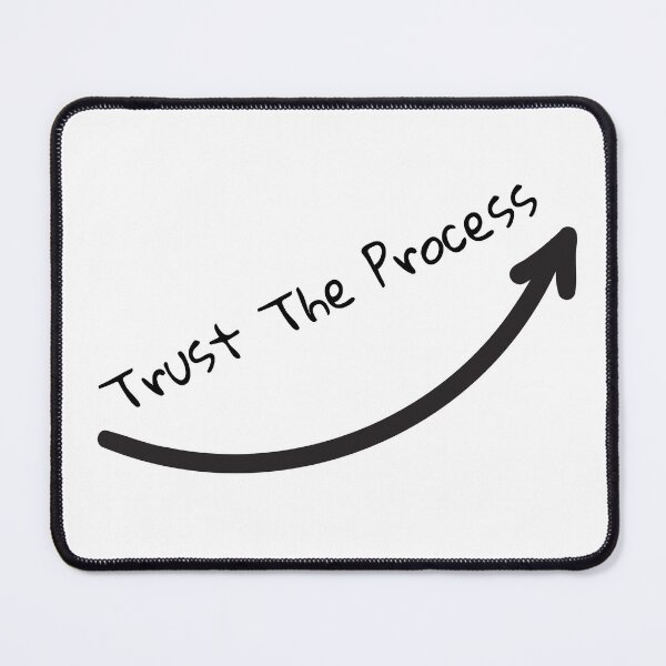Item preview, Trust The Process – Motivational Fitness Mindset Quote designed and sold by J0b4t.