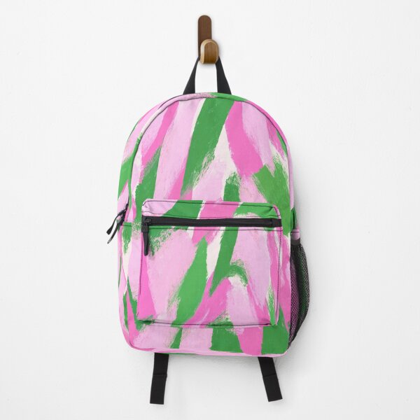 Item preview, Abstract, Pink and Bright Green, Feathered Paint Brush Effect designed and sold by OneThreeSix.