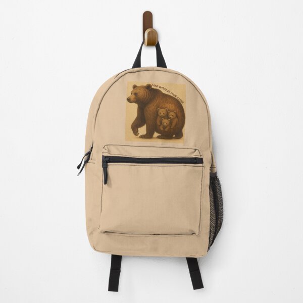 Item preview, Her World, Her Cubs – Geometric Bear and Cubs Design designed and sold by GeoWild Designs.