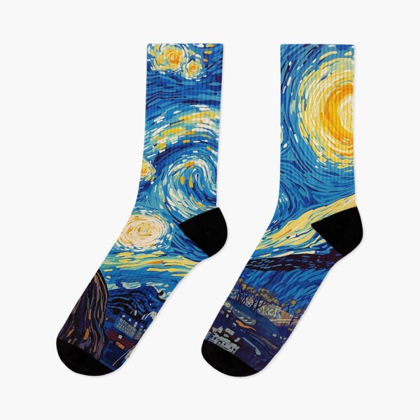 Item preview, "Starry Night Over Quiet Houses" designed and sold by Vividly-Red.