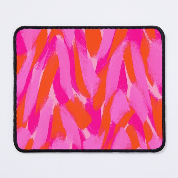 Item preview, Abstract, Hot Pink and Orange, Feathered Paint Brush Effect designed and sold by OneThreeSix.