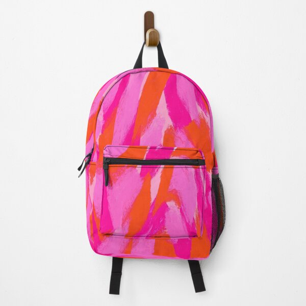 Item preview, Abstract, Hot Pink and Orange, Feathered Paint Brush Effect designed and sold by OneThreeSix.