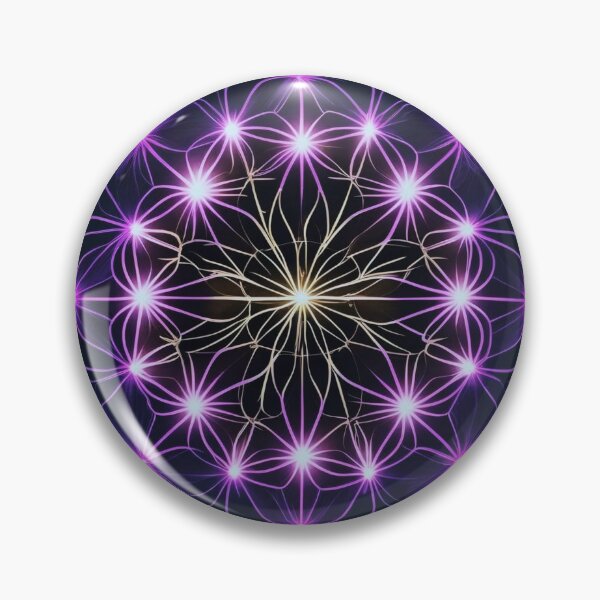 Item preview, modern purple sacred geometry designed and sold by CYMATICSX.