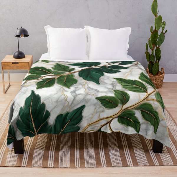 Item preview, Marbled with green branches and leaves designed and sold by Ciervo Primavera.