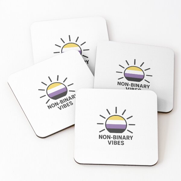 Item preview, Non-Binary Vibes - Proud sun symbol in non-binary colors designed and sold by Khatare.