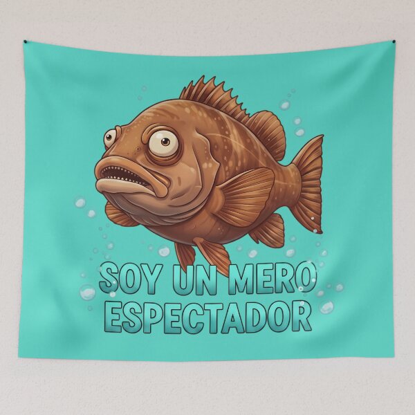 Item preview, I'm a Mere Spectator | Pun and Humor | Funny Fish Design designed and sold by BimbaBoom.