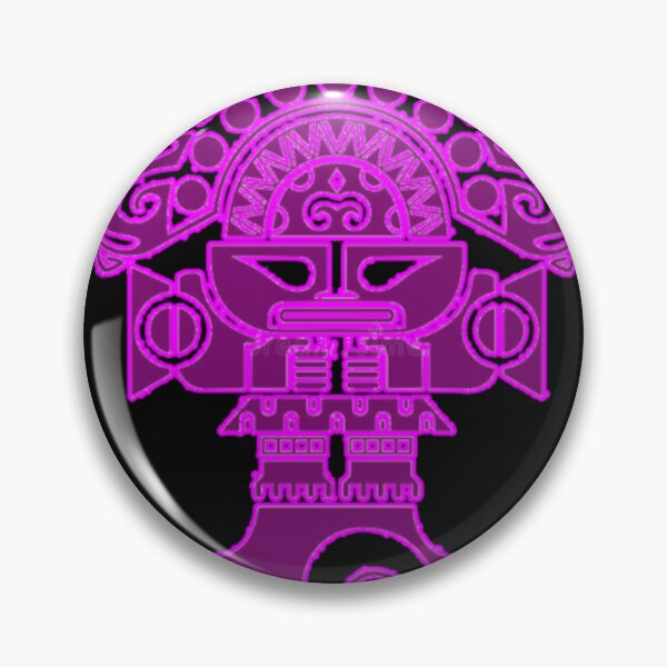 Item preview, Andean ancestral figure – neon design designed and sold by ArteVirtual28.