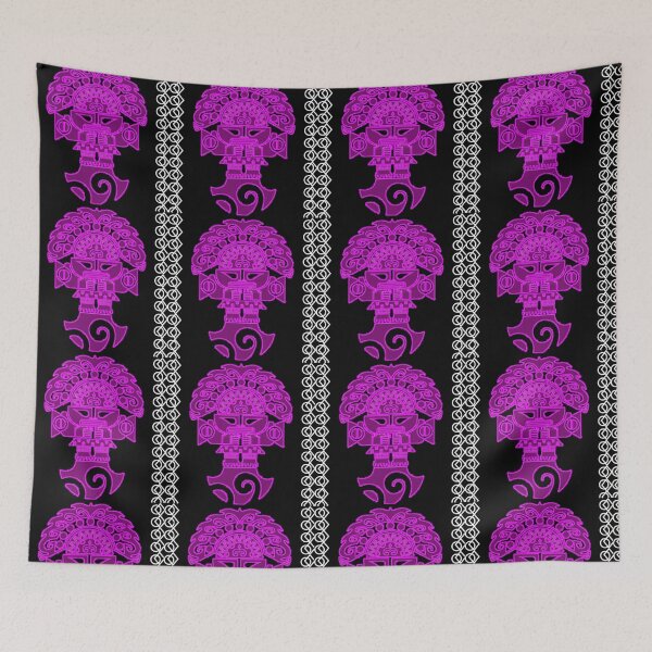 Item preview, Andean ancestral figure – neon design designed and sold by ArteVirtual28.