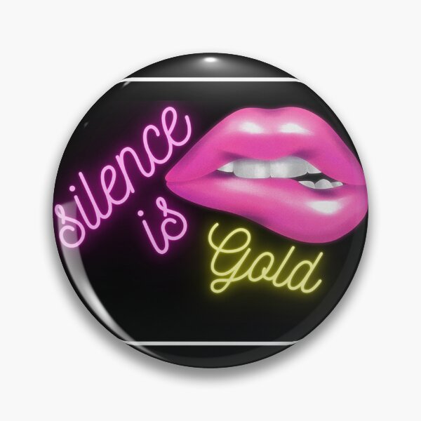 Item preview, Silence is gold designed and sold by PolishBrand.