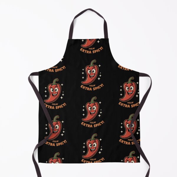 Item preview, Extra Spicy – Funny Cartoon Red Chili Pepper designed and sold by drchzak.