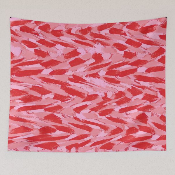 Item preview, Abstract, Pink and Red, Feathered Paint Brush Effect Pattern designed and sold by OneThreeSix.