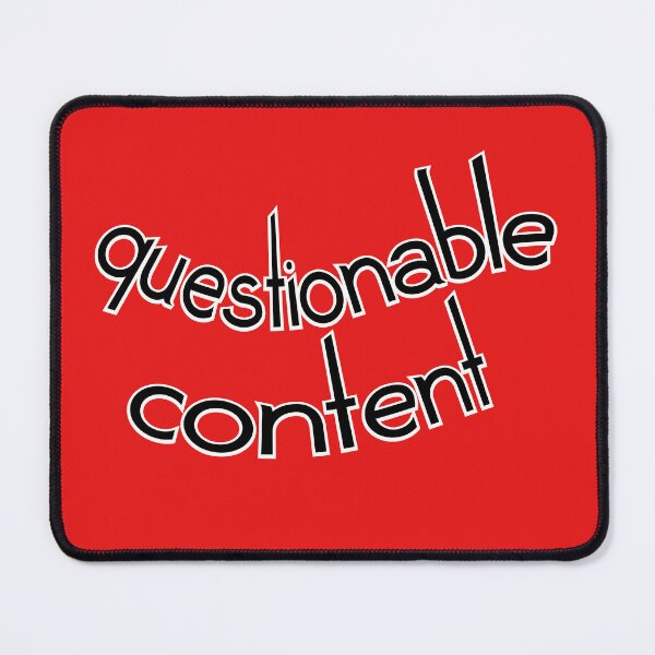 Item preview, questionable content, version 1 wavy red backgrounds designed and sold by mntimg.