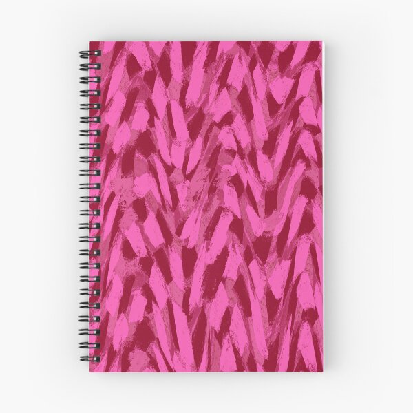 Item preview, Abstract, Pink and Burgundy Red, Feathered Paint Brush Effect Pattern designed and sold by OneThreeSix.