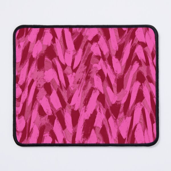 Item preview, Abstract, Pink and Burgundy Red, Feathered Paint Brush Effect Pattern designed and sold by OneThreeSix.
