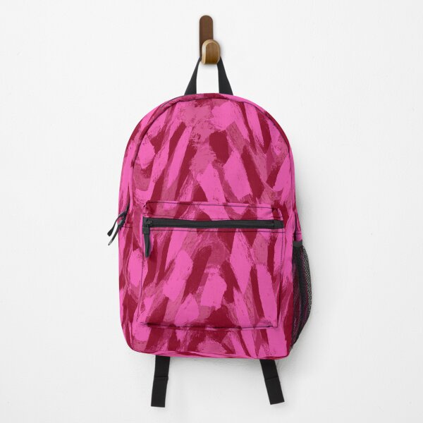 Item preview, Abstract, Pink and Burgundy Red, Feathered Paint Brush Effect Pattern designed and sold by OneThreeSix.