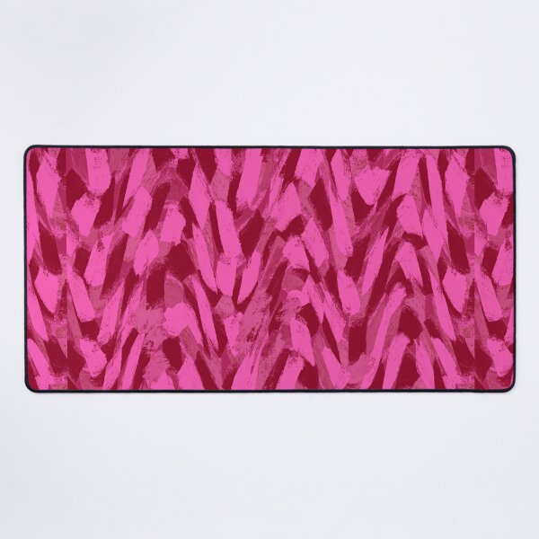 Item preview, Abstract, Pink and Burgundy Red, Feathered Paint Brush Effect Pattern designed and sold by OneThreeSix.