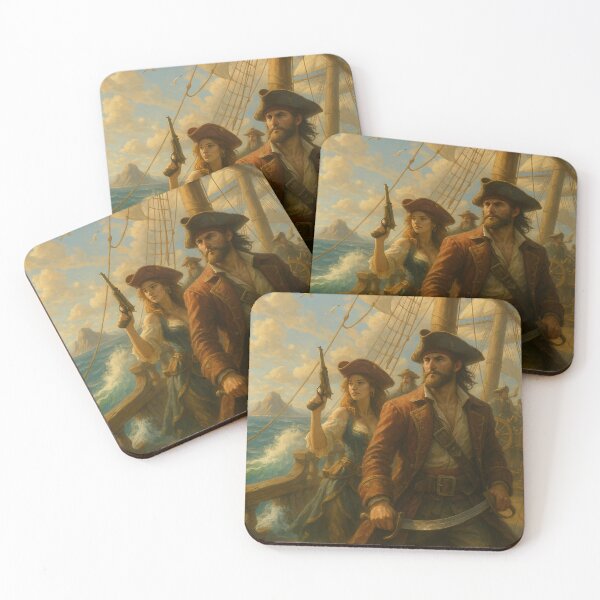 Item preview, Brave pirates sailing the high seas designed and sold by _Smiley_.