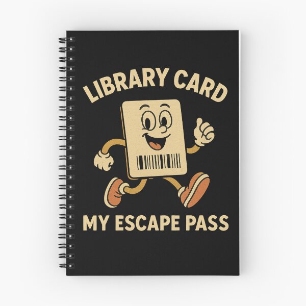 Item preview, Library Card: My Escape Pass designed and sold by Moyeri.