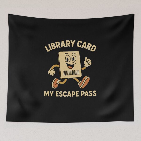 Item preview, Library Card: My Escape Pass designed and sold by Moyeri.