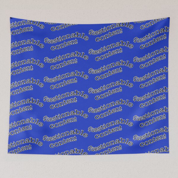Item preview, questionable content, version 2 wavy blue backgrounds designed and sold by mntimg.