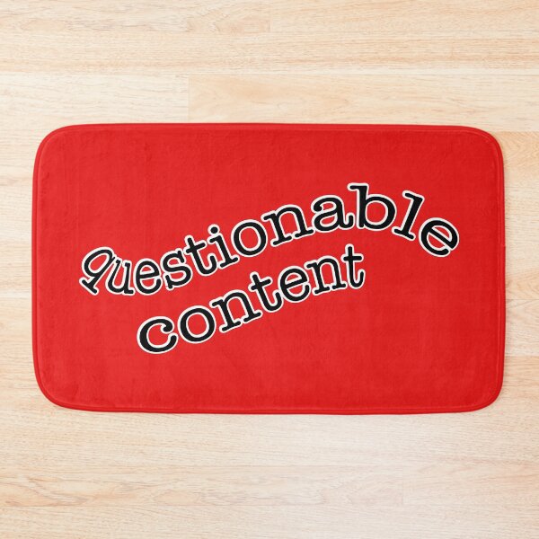 Item preview, questionable content, version 2 wavy red backgrounds designed and sold by mntimg.