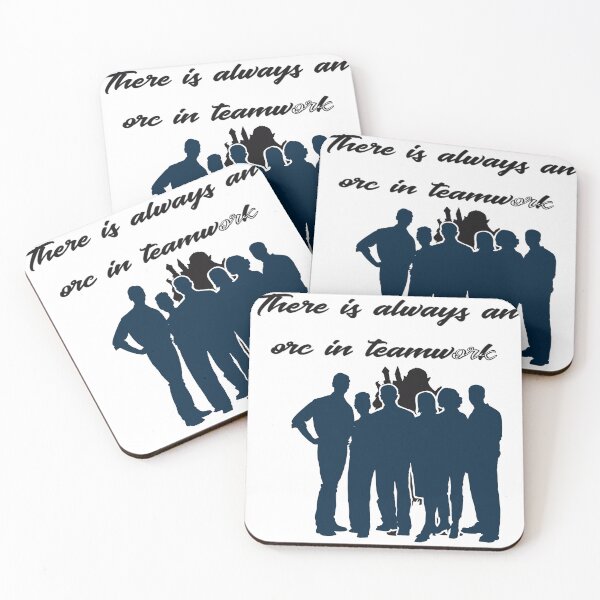 Item preview, "There Is Always An Orc In Teamwork" Funny Design designed and sold by VikstraG.