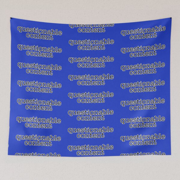 Item preview, questionable content, version 2 blue backgrounds designed and sold by mntimg.