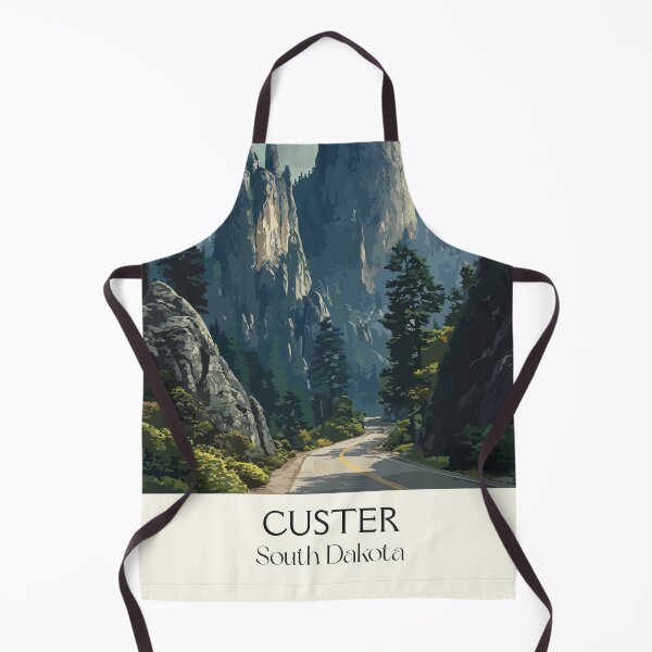Item preview, Custer South Dakota Vintage Travel Poster | Needles Highway Art Print | Black Hills Scenery Decor designed and sold by TuncGK.
