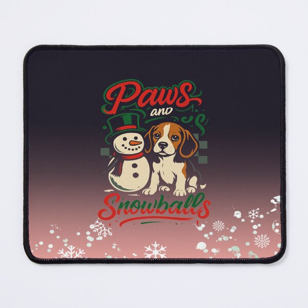 Item preview, Paws And Snow Balls | Dog Christmas designed and sold by skkyfaithArtz.